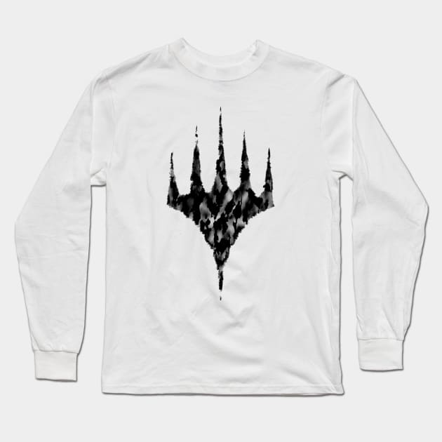 Planeswalker Black Long Sleeve T-Shirt by caleb165